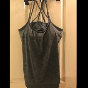 Athleta tank - olive green color. *worn once*  XL